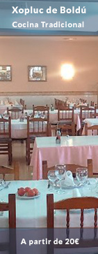 Restaurante Xopluc de Boldu Lleida